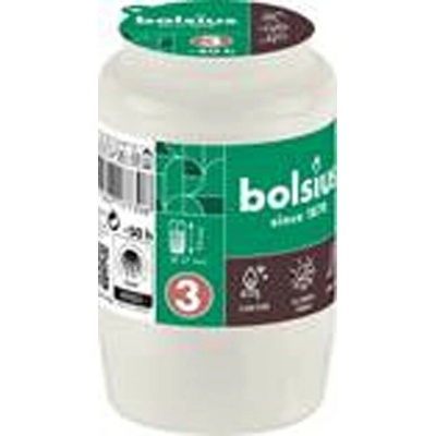 Náplň Bolsius, 50 h, 152 g, 57x94 mm, do kahanca, biela, olej