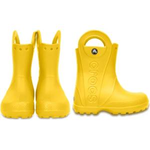 Crocs Детски гумени ботуши Crocs Handle It Rain Boot Kids Wellington boots - Yellow - размер 28-29 (EU) (731-0075-0521)