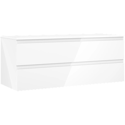 Mexen Orio шкаф за баня под мивка 120 см с плот, 2 чекмеджета, бял гланц - 91A10-12047-2-BFFC00 (91A10-12047-2-BFFC00)