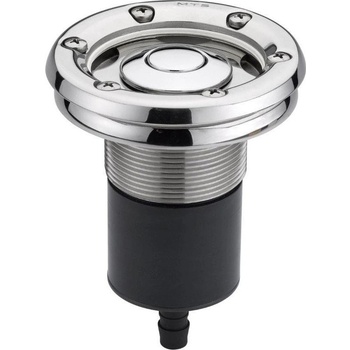 VÁGNER POOL, Pneumatické tlačítko v nerez základním prvku s přírubou, vp-30400