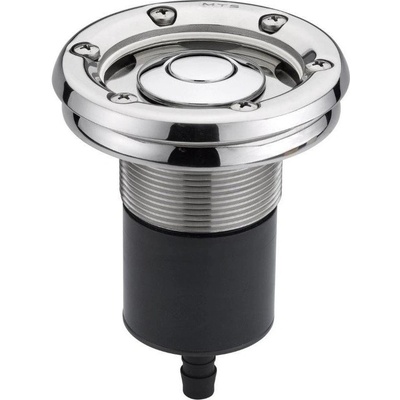 VÁGNER POOL, Pneumatické tlačítko v nerez základním prvku s přírubou, vp-30400