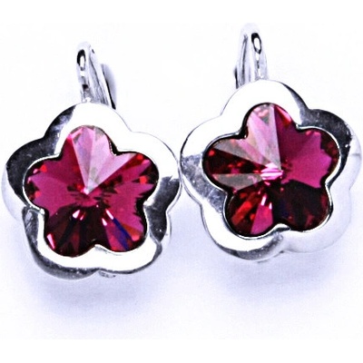 Čištín na patent s krystaly Swarovski fuchsia NK 1296