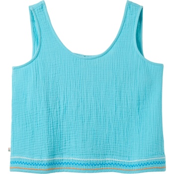 Passenger Дамски топ Passenger Women's Waveney Top - Retro Blue (916-6061-0113)