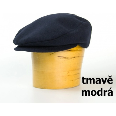 Flaušová bekovka tm. modrá