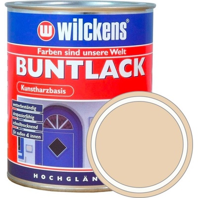 WILCKENS Syntetická vrchní barva v lesku BUNTLACK HOCHGLAENZEND 750 ml RAL 1015 - slonová kost světlá – Zbozi.Blesk.cz