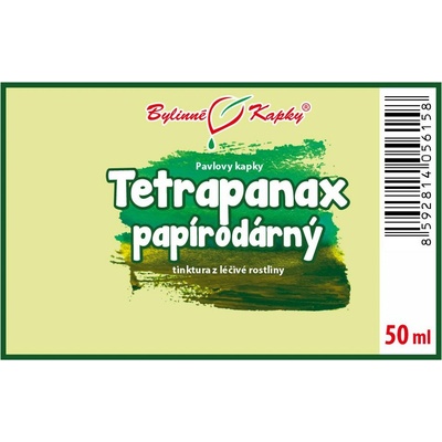 Tetrapanax TCM pavlovy bylinné kvapky tinktúra 50 ml