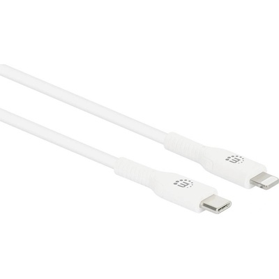 Manhattan 394512 USB USB-C ® zástrčka, Apple Lightning konektor, 1m, bílý