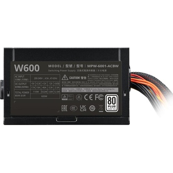 Image 1 of Cooler Master ELITE NEX 600W 80 PLUS (MPW-6001-ACBW-B)