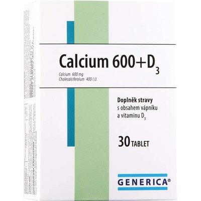 Generica Calcium 600 + D3 30 tablet