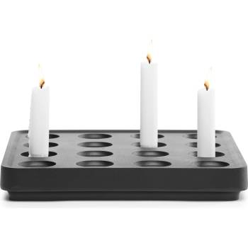 Born in Sweden Свещник Stumpastaken черен алуминий (7340160-5)