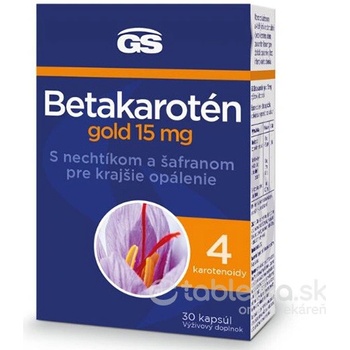 GS Betakaroten gold 15mg 30 kapsúl