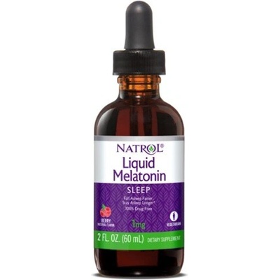 Natrol Melatonin 1mg - Liquid - Мелатонин | 60ml (6881 RFL)
