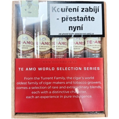 Te Amo World Selection Series Robusto Sampler 5 ks