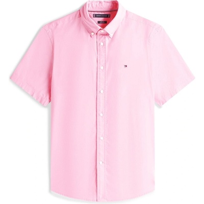 Tommy Hilfiger Риза с къс ръкав Tommy Hilfiger Men's Flex Short Sleeve Shirt - Classic Pink