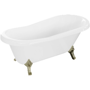 Mexen Retro 150x73 cm white/gold (53251507300-50)