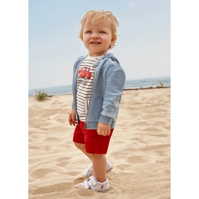 Mayoral Къси бермуди туил за бебе момче в червено Майорал