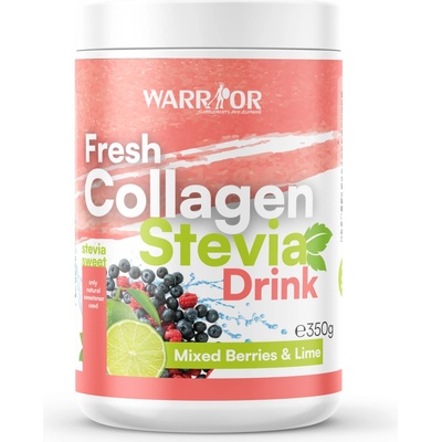 Warrior Fresh Collagen Stevia Drink Mixed Berry and Lime 350 g
