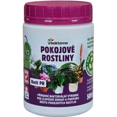 BAKTOMA Bacti PR Stimulátor zdraví rostlin pro pokojové rostliny 0,5 kg – Zboží Mobilmania