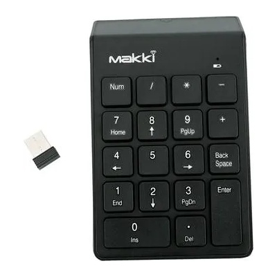 Makki Цифрова безжична клавиатура, Makki KP-001-WL, Keypad Wireless (MAKKI-KP-001-WL)