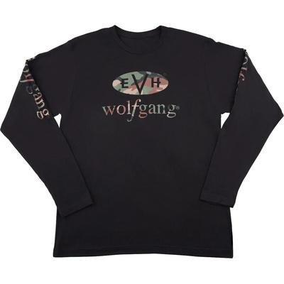 EVH Wolfgang Camo Long Sleeve Black S Риза (0222260406)
