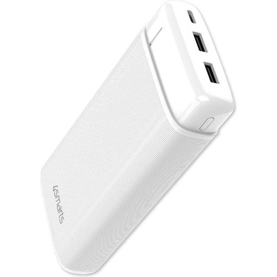 4smarts Power Bank VoltHub Go2 20000 mAh - външна батерия с 2 USB изхода (бял)