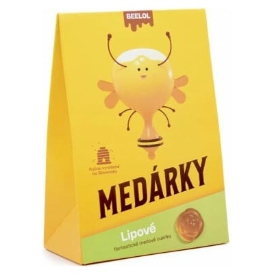 Beelol Medové cukríky s lipovým kvetom 70 g