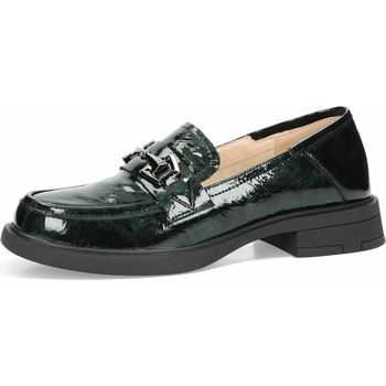 Etimee dámské kožené polobotky zelené