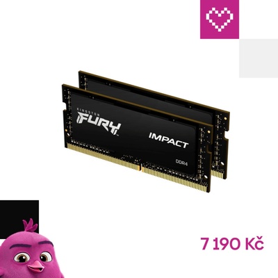 Kingston Fury Impact DDR4 16GB 3200MHz CL20 (2x16GB) KF432S20IBK2/32
