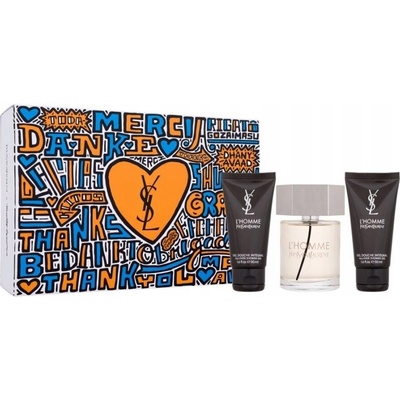 Yves Saint Laurent L'Homme EDT 100 ml + gel 2 ks 50 ml