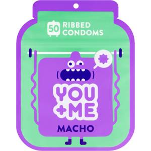 You&me MACHO - презервативы с гребешком (50 шт. )