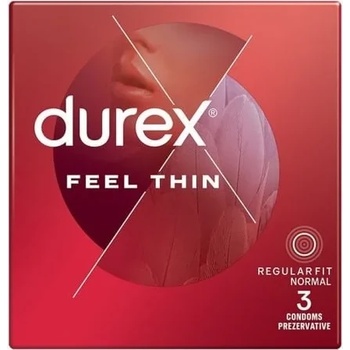 Презервативи, ултра тънки, 3 броя - Durex Ultra Thin (DUREX01011)
