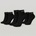 GymBeam Чорапи Quarter 3Pack Black M