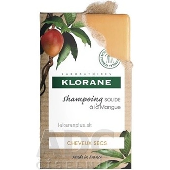 Klorane Shampooing Solide À La Mangue tuhý šampón s mangom pre suché vlasy 80 g