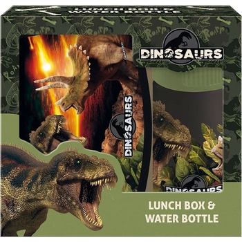 Image 1 of DERFORM - Комплект бутилка и кутия за храна DINOSAUR 18