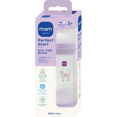 MAM láhev Anti Colic fialová 260ml