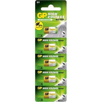 GP Batteries Алкална батерия GP А10 9V за дистанционни -5бр. -pack цена за 1 бр. - (GP-BA-10AF-U5)