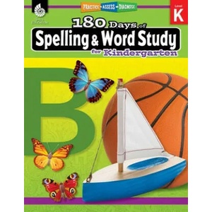 180 Days of Spelling and Word Study for Kindergarten (ISBN: 9781425833084)