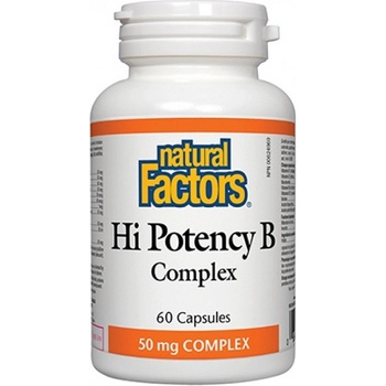 Natural Factors Hi Potency B Complex, 60 Capsules