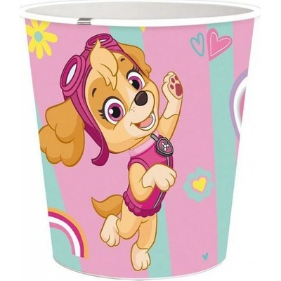 Stor Plastový odpadkový kôš PAW PATROL 5l ružový