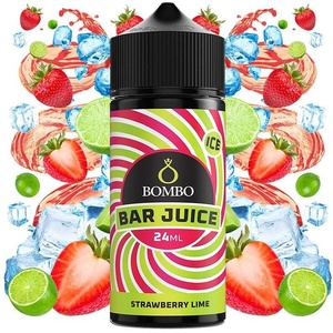Bombo Bar Juice Strawberry Lime Ice 24ml/120ml - boombvaping - 31,10 лв