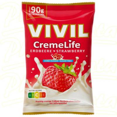Vivil Creme life jahoda bez cukru 90 g