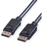 Roline Кабел DisplayPort 1.2 DP - DP, TPE, 4K60Hz, M/M, 10 м, черен 11.04. 5986-5 (11.04.5986-5)