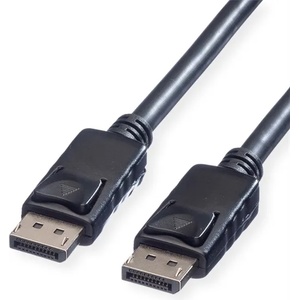 Roline Кабел DisplayPort 1.2 DP - DP, TPE, 4K60Hz, M/M, 10 м, черен 11.04. 5986-5 (11.04.5986-5)