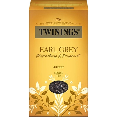 Twinings Čierny listový čaj Earl Grey Light & Fregnant 200 g