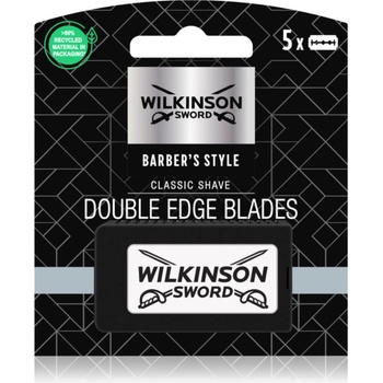 Wilkinson Sword Barbers Style Classic Shave Double Edge Blades резервни остриета 5 бр