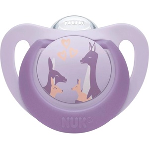 Nuk Силиконова залъгалка NUK First Choice - 18 м+, кенгуру (10177250) - ozone