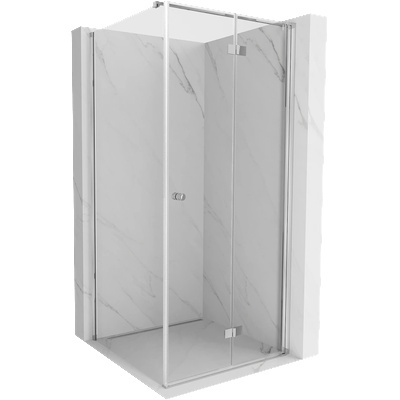 Mexen Mist-F сгъваема душ кабина дясна 70 x 70 см, прозрачна, хром - 8A6T-070-070-01-00-P (8A6T-070-070-01-00-P)