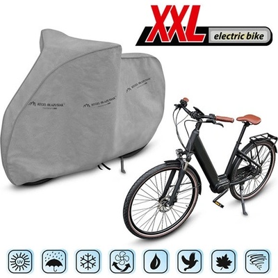 Kegel-Blazusiak Покривало за електрически велосипед Kegel размер XXL сиво