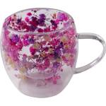 CupHup Стъклена термо чаша CupHup Passion Flower с двойно дъно, Dreamthorn (02-01)
