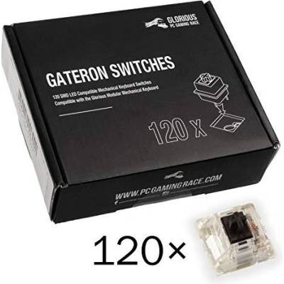 Суичове за механична клавиатура Glorious Gateron Black 120 броя (GL-KEY-GAKC-049)